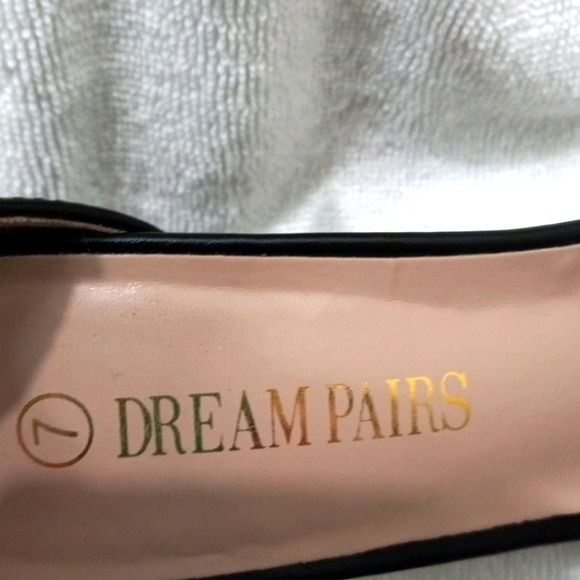 Dream Pairs Chunky heal,Ankle Strap, Open Toe Sandals 3" heel, Sz 7 - Picture 5 of 8